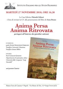 Presentazione libro Anima Persa Anima Ritrovata a Napoli